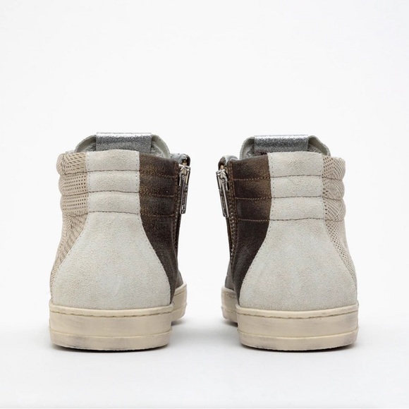 BNIB P448 metallic zipper high top. - Picture 5 of 6